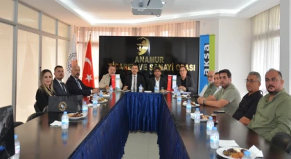 Anamur Bozyazı Müteahhitler Derneği ile Aksa Doğalgaz Yöneticileri Bir Araya Geldi