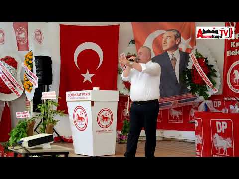 Anamur Demokrat Parti Olan Kongresi Cemal ENGİNYURT'un Katılımıyla Gerçekleştirdi